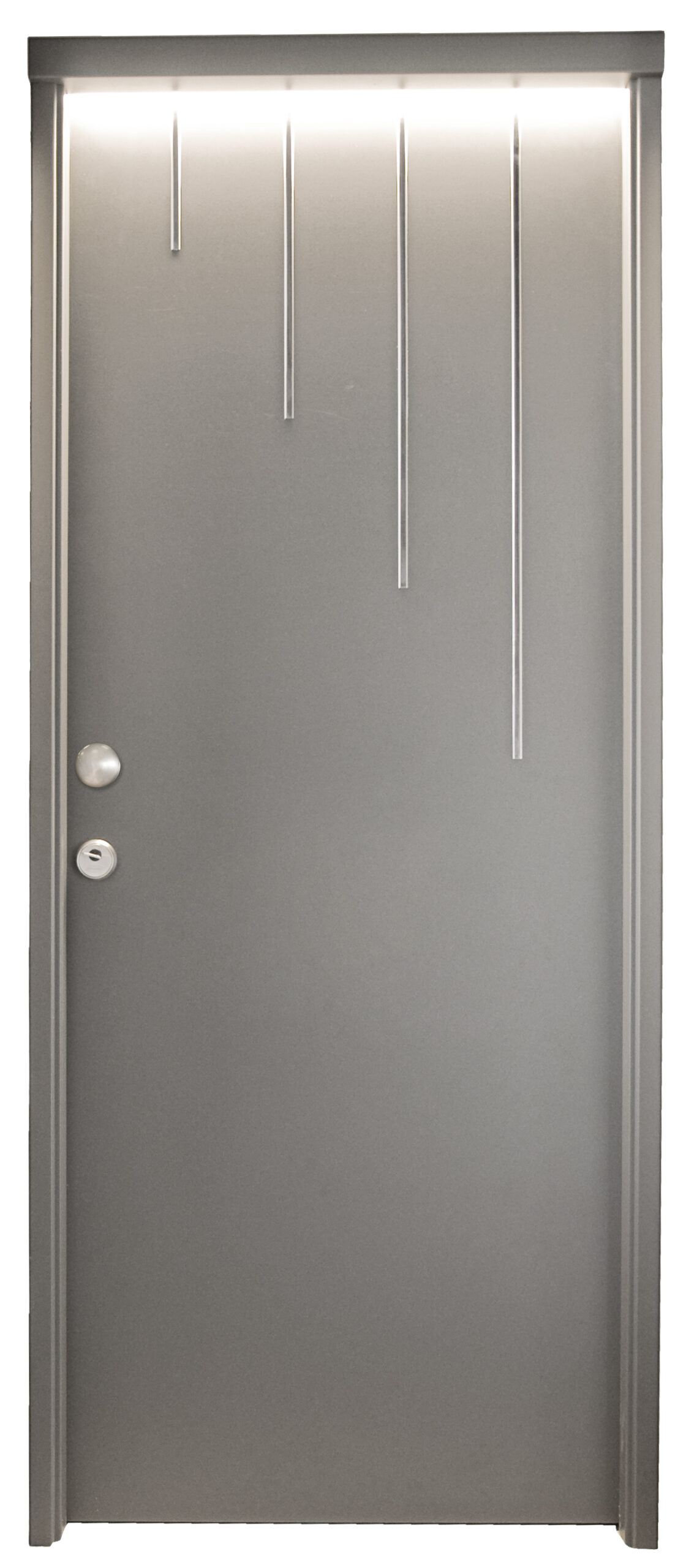 Led frontal encendida pomo